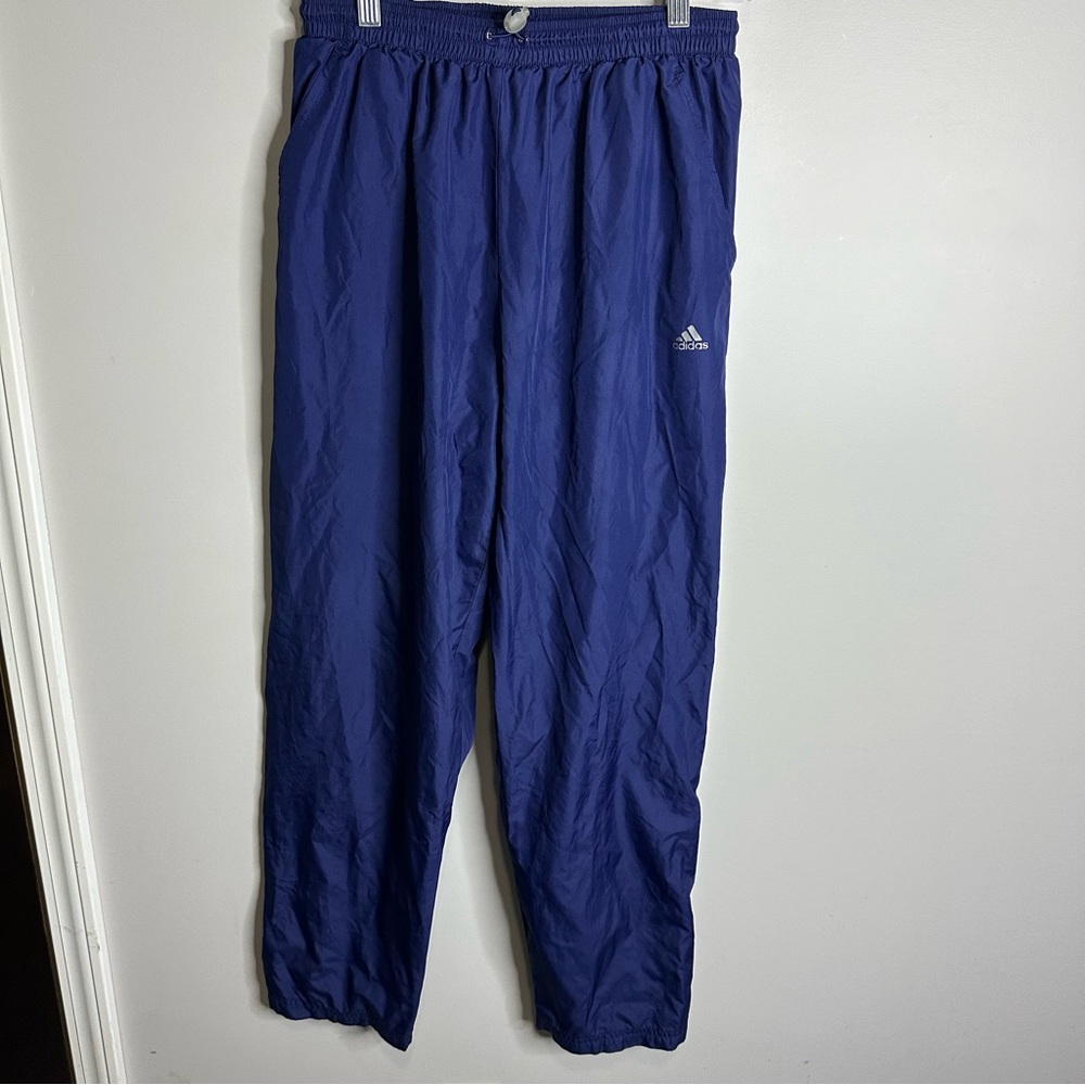 Men’s Vintage Adidas‎ Size Medium Blue Windbreaker Track Pants